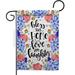 Breeze Decor G150080-BO 13 x 18.5 in. Love & Laughter Sweet Life Home Double-Sided Decorative Vertical Garden Flags - House Decoration Banner Yard Gift