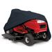 GIXUSIL Riding Lawn Mower Cover -Outdoors Lawn Mower Cover Lawn Mower Garden Tractor Cover Fits Decks up to 54*20inch UV Protection Universal Fit with Cover Storage Bag - Black