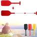 Yirtree Boat Paddle Telescoping Plastic Collapsible Oar Kayak Jet Ski Tube Rafting and Miniature Mini Canoe Paddles Small Tubing Floats Oars Row and Safety Boat Accessories