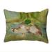 Betsydrake HJ242R 16 x 20 in. Mallards Right Large Indoor & Outdoor Pillow - Large