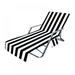 29.5x78.7 Pool Chair Cover Portable Beach Lounge Chair Towel With Fitted Top Pocket for Outdoor Patio Garden