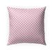 Checker Board Pink Outdoor Pillow by Kavka Designs