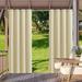 SHANNA Indoor/Outdoor Curtains - Grommet Top Waterproof Windproof Privacy Blackout Drapes for Garden Porch Gazebo Patio Beige 52*84 in 1 Panel