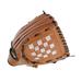 Baseball PU Leather Glove Outdoor Sports Baseball Softball Practice Training Glove Sports Gear Brown 10.5 Inch