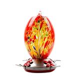 Hummingbird Feeders for Outdoors Stained Glass Leakproof Birds Feeder Stained Glass Leakproof Durable Hummingbird Feeders For Hummingbirds Outdoor A