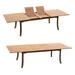 Extra Large double extension 117 Rectangle Dining Table Outdoor Patio Grade-A Teak Wood WholesaleTeak #WMDT118R