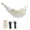 Free shipping Garden Cotton Hammock Comfortable Fabric Hammock with Tree Straps Portable Hammock with Travel Bag Perfect for Camping Outdoor/Indoor Patio Backyard YJ - picture