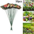 Ruibeauty 50Pcs Butterfly Stakes 3.2inch Waterproof Butterflies Stakes Garden Ornaments & Patio Decor Butterfly Party Supplies Yard Stakes Decorative for Outdoor Christmas Decorations