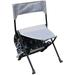 Zenree Portable Foldable Backpack Camping and Sports Chair Grey Camo