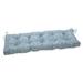 Pillow Perfect Outdoor | Indoor Alauda Porcelain Outdoor Tufted Bench Swing Cushion 56 X 18 X 5