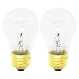 2-Pack Replacement Light Bulb for Frigidaire CGEF3055MFB Range / Oven - Compatible Frigidaire 316538901 Light Bulb