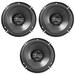 (Pack of 3)Pioneer TS-G1620F 250 Watts 6.5 inch 2-Way Coaxial Car Audio Speakers