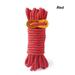 High Quality Outdoor Tool High Strength 4mm Diameter Survival Paracord Rock Climbing Rope Safety Ropes Cord String RED
