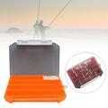 Windfall Bait Case Outdoor Bait Storage Box Multifunctional Plug-in Single-Layer Fishing Tool Accessory Box Portable Fishing Gear Box