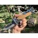 9 Engraved Hunting Design Classic Folding Blade Lock back Pocket Knife