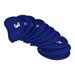 Uxcell Protection Sleeve Number Tag 3-9 PW/SW/A Golf Club Iron Head Covers Blue 10 Pack