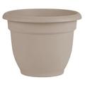 10 in. Ariana Self Watering Planter Pebble Stone Beige