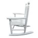 Docooler Children s rocking white chair- Indoor or Outdoor -Suitable for kids-Durable