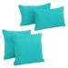 Blazing Needles Reo 4 Piece Outdoor Decorative Pillow Set