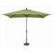 6 x 10 ft. Rectangle Push Button Tilt Market Umbrella Ginkgo