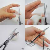 Nail Professional Mani Scissor Nails For Nose Eyebrow Cuticle Eyelash R0X6