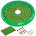GoSports Splash Chip Floating Golf Game - Includes Chipping Target 16 Foam Golf Balls 1 Chipping Mat and Tethering Ropes