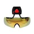 Winbees Sports Sunglasses Goggle Attachable Helmet Sunglasses over Eyeglasses for any Helmet in Cycling Skating Scooter Skateboard Battle Survival Game Ski Snowboard and motorcycle