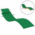 Anself Sun Lounger Cushion Fabric Outdoor Chaise Lounge Seat Cushion Green for Patio Lounge Chairs Sun Lounger 73.2 x 22.8 x 1.2 Inches (L x W x T)