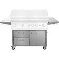 Lion Stainless Steel Cart For 40-Inch Gas Grill - 53861