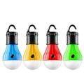Dezsed Tent Lamp Portable LED Tent Light 4 Packs Clip Hook Emergency Lights LED Camping Light Bulb Camping Tent Lantern Bulb Camping Equipment for Camping Multicolor