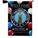 Welcome Home Army National Guard Garden Flag Set 13 X18.5 Double-Sided Yard Banner