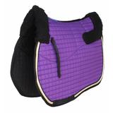 Horse English Quilted All-Purpose Fleece Comfort Saddle Pad Purple 72TS36PR