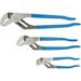 Channellock 3 Piece Tongue & Groove Plier Set Comes in Display Card
