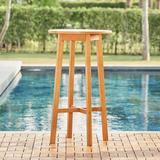 Home Furniture Kapalua Honey Eucalyptus Wooden Outdoor Bar Table