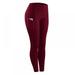 High Elastic Leggings Pant Women Solid Stretch Compression Sportswear Casual Yoga Jogging Leggings Pants With Pocket