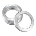 Unique Bargains 4pcs OD 74.1mm to ID 59.1mm Aluminum Alloy Car Auto Hub Centric Rings Wheel Bore Center Spacer