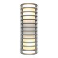 Access Lighting - Bermuda-Two Light Outdoor Ribbed Bulkhead Wall Light-6 Inches