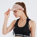 Women Outdoor Stripe Sun Hat Tennis Hat Ladies Large Brim Elastic Sports Headband Round Visor Hat