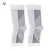 CXDa 1 Pair Plantar Fasciitis Socks Arch Support Soft Breathable Nylon High Elastic Compression Foot Sleeve for Men