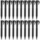 Rzvnmko 20 Pcs Plastics Tent Stakes Heavy Duty Tent Pegs 5.7inch Tent Pegs Spike Hook Lightweight Tarp Pegs Camping Tent Stake Nail Lengthen Spiral Type Canopy Stakes for Gardening Tarpaulin Camping
