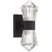 Dryden 8W 2 Led Wall Sconce in Glam Style-12 inches Tall and 4.5 inches Wide Bailey Street Home 159-Bel-4636187