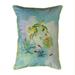 11 x 14 in. Betsys Sea Turtle Indoor & Outdoor Pillow - Small