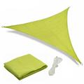 Fruit Green 10ft x 10ft x 10ft Waterproof Sun Shade Sail Canvas Sun Awning Shelter UV Block Canopy For Garden Patio