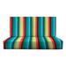 RSH DÃ©cor Indoor Outdoor Foam Back Deep Seating Loveseat Cushion Set 46â€�x 26â€� x 5â€� Seat and 23â€� x 21â€� x 3 Back Braymont Multi Color Stripe