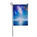 LADDKE Tranquil Heavenly Colorful Hot Air Balloons Flying in Blue Starry Garden Flag Decorative Flag House Banner 28x40 inch