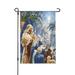 Christmas Garden Flag 12x18inch Winter Holiday Yard Flag Nativity Xmas Scene Story Small Flag Farmhouse Seasonal Outdoor Flag