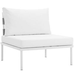 Modern Contemporary Urban Design Outdoor Patio Balcony Lounge Chair White Rattan