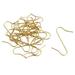 BTJX 50 PCS Ornament Hooks - Light Band Hook Decorating Metal Wire Hangers For Deco