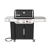 Weber Genesis E-335 3-Burner Natural Gas Grill in Black with Side Burner