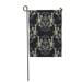 LADDKE Floral Luxury Pattern with Flowers Rose Abstract Beautiful Beauty Black Botanic Garden Flag Decorative Flag House Banner 12x18 inch